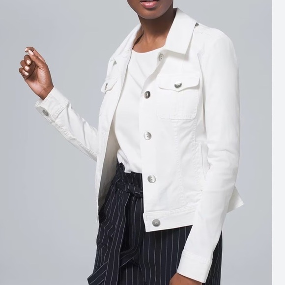 White House Black Market Jackets & Blazers - NWT whbm casual white jacket. Sz 8
